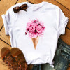 Female T-shirt Romantic Heart Shaped Flowers Vogue Kawaii Harajuku T-Shirt Women Summer Casual Tshirts Korean Style Graphic Tops Female T-shirt Romantic Heart Shaped Flowers Vogue Kawaii Harajuku T-Shirt Women Summer Casual Tshirts Korean Style Graphic Tops