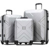 3 Piece Hardside Expandable Luggage Set with Spinner Wheels & TSA Lock