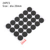 1/2/6/15/24Pcs Soft Thickening Bumper Chair Fittings Self-Adhesive Floor Protector Anti-Slip Mat Anti Rub Furniture Leg Pads