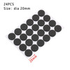 Hot 1/2/6/15/24PCS Soft Thickening Bumper Chair Fittings Self-adhesive Floor Protector Anti-slip Mat Anti Rub Furniture Leg Pads