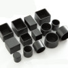 4pcs Square Silicone Chair Leg Caps Non-slip Table Foot Dust Cover Socks Floor Protector Pads Pipe Plugs Furniture Leveling Feet