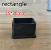 4pcs Square Silicone Chair Leg Caps Non-slip Table Foot Dust Cover Socks Floor Protector Pads Pipe Plugs Furniture Leveling Feet