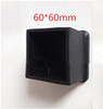 4pcs Square Silicone Chair Leg Caps Non-slip Table Foot Dust Cover Socks Floor Protector Pads Pipe Plugs Furniture Leveling Feet