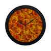 Grenadier Tangerine Roses Circular Plastic Wall clock