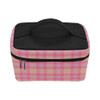Pink Purple Plaid Cosmetic Bag/Large (Model 1658)
