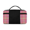 Pink Purple Plaid Cosmetic Bag/Large (Model 1658)