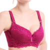 ECMLN Fashion Lace Thin Cup Push Up Bra Big Size C D Women Underwear Brassiere Gather Lingerie