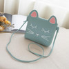 Ladies Children One-shoulder Cat Pattern Satchel Mini Phone Bag