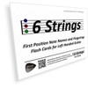 Left Handed Guitar Flash Cards -  PDF