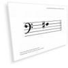 Bass Guitar Flash Cards -  PDF