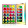 DE'LANCI Aurora Glow Eyeshadow Stage Clubbing Neon Makeup Kit in Blacklight UV Glow in the Dark Fluorescent Eye Shadows
