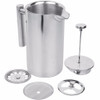 Realand Classical 34OZ/1000ML Double Wall Stainless Steel French Press Coffee Maker Plunger Tea Pot Espresso Maker Coffee Filter