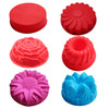 Silicone big Cake Molds Flower Crown shape Cake Bakeware Baking Tools 3D Bread Pastry mould Pizza Pan DIY birthday wedding party
