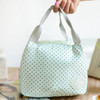 Striped Dot Portable Lunch Bag Thermal Insulated Cold keep Food Safe warm Lunch bags For Girls Women#121