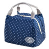Striped Dot Portable Lunch Bag Thermal Insulated Cold keep Food Safe warm Lunch bags For Girls Women#121
