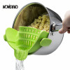 Silicone Pot Pan Bowl Funnel Strainer
