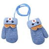 Knitted Gloves Warm Full Finger Mittens Gloves for Children Toddler
