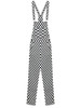 Black & White Checkered Overalls