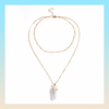 Crystal Stone Pendant Choker Necklace (9 colors)