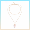 Crystal Stone Pendant Choker Necklace (9 colors)