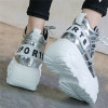 Women's Chunky Sneakers Fashion Brand Women Platform Sneaker Comfort  Casual Woman Dad Shoes Ladies Footwear Silver