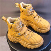 Women's Platform Sneakers Fashion Brand Women Chunky Sneakers Comfort  Casual Woman Dad Shoes Ladies Footwear Yellow