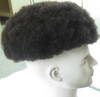 Hairocracy Kinky Afro Human Hair Durable Hairpieces Lace Thin PU Replacement System For Men Toupees