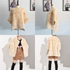 Wine Purple Coat Women Leather Jacket Rex Rabbit Fur Jacket Real Fur Coat Women Plus Size Winter Coat Women Jacket