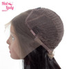 Short Bob Lace Front Wigs Brazilian Straight Bob Wig Human Hair 13x4 Preplucked 150% Halo Lady Hair