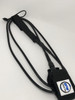 Eclectic Fish Surfboard Leash for Surfboard, Paddleboard, SUP, 9ft Black