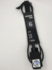 Eclectic Fish Surfboard Leash for Surfboard, Paddleboard, SUP, 9ft Black