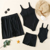 Family Matching Swimwear Mother Daughter Swimsuit Mommy And Me Bikini Clothes Family Look Father Mom Daughter Son Bathing Suit