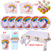 Unicorn Birthday Party Decorations Disposable Tableware Kit Unicorn Balloon Cups Plates Napkin Kids Birthday Unicornio Party Supplies Unicorn Birthday Party Decorations Disposable Tableware Kit Unicorn Balloon Cups Plates Napkin Kids Birthday Unicornio Party Supplies