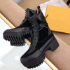 Autumn Winter Women Martin Boots Luxury Brand Fashion Women High Heels Round Toe High Quality Martin Boots Women Boots