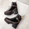 Autumn Winter Women Martin Boots Luxury Brand Fashion Women High Heels Round Toe High Quality Martin Boots Women Boots