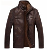 Leather Jacket Men Coats 5XL Brand High Quality PU Outerwear Men Business Winter Faux Fur Male Jacket Fleece EDA113
