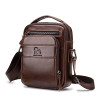 Retro men business bag Genuine Leather men's shoulder bag Cowhide leather men's Totes handbag crossbody bag messenger bag purse