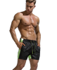 Color Spliced Quick Dry Swim Shorts (Multiple Colors)