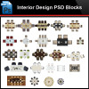 ★Photoshop PSD Blocks-Interior Design PSD Blocks-Table PSD Blocks