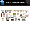 ★Photoshop PSD Blocks-Interior Design PSD Blocks-Bed PSD Blocks V3