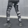 Men's Casual Black Jeans 2020 Men Skinny Slim Fit Zip Ripped Distressed Jeans Denim Pants Vintage Long Trousers