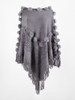 Women's ponchos and capes накидка женская пончо cloak Winter Knitted Cashmere Poncho Capes Shawl tassel Cardigans Sweater