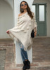 Women's ponchos and capes накидка женская пончо cloak Winter Knitted Cashmere Poncho Capes Shawl tassel Cardigans Sweater