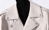 Spring Genuine Leather Jacket Women  Fashion Real Sheepskin Coat Rivet Motorcycle Biker Jacket Female Sheep Leather Coat