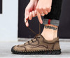 High Quality Men Shoes Leather Mens Shoes Casual Classic Lightweight Casual Leather Shoes Men Comfortable Summer Big Size38-48