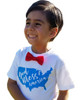Toddler Boy Fourth of July Outfit Shirt God Bless America Red Bow Tie