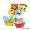 Bakery Supplies - Silly Monster Cupcake Picks and Baking Cups (1-Pack of 100) Bakery Supplies - Silly Monster Cupcake Picks and Baking Cups (1-Pack of 100)