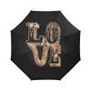 Snake Love Semi-Automatic Foldable Umbrella (Model U05)