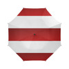 Red White Stripes Semi-Automatic Foldable Umbrella (Model U05)
