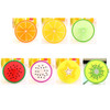 10PCS Coaster Fruit Shape Silicone Cup Pad Slip Insulation Mat Drink Holder